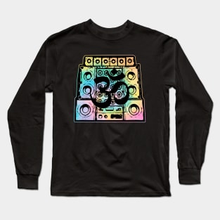 Psy Goa Psytrance Techno Rave Soundsystem Long Sleeve T-Shirt